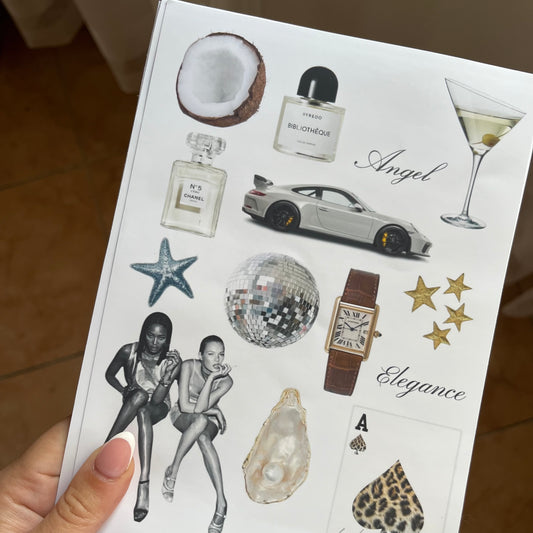 velvet icon sticker sheet